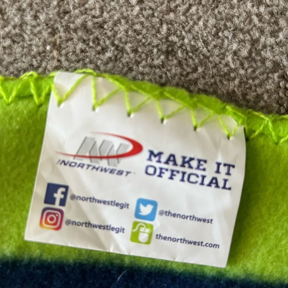 Seattle Seahawks Fleece Stadium Blanket
